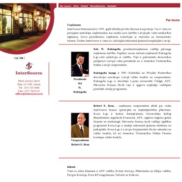 InterSource International, Inc., SIA