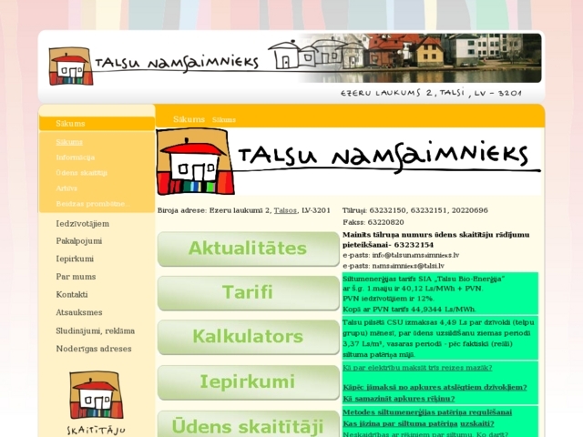 Talsu namsaimnieks, SIA